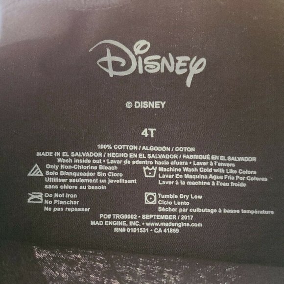 Disney Girls Size 4T Shirt I'm always On The Nice List Minnie Mouse Christmas - Picture 2 of 4